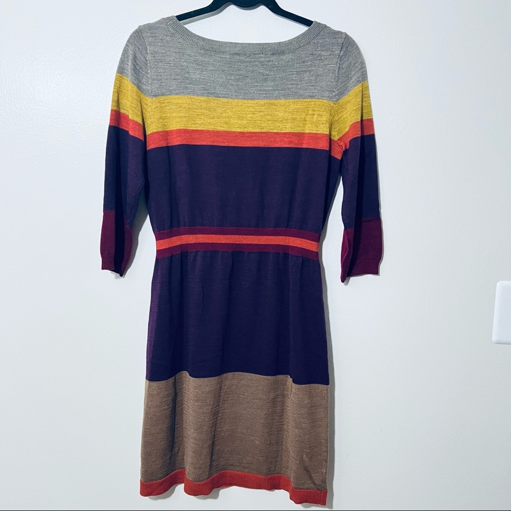 Loft Knit Dress in Deep Cabernet Style # 288609 Fall Sz Large Petite - Picture 6 of 6